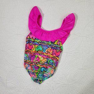 Vintage Heart Swimsuit 9-12 months